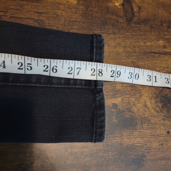 American Eagle 8 R Jegging Super Hi Rise 360 Next Level Stretch Black Wash - Picture 10 of 12